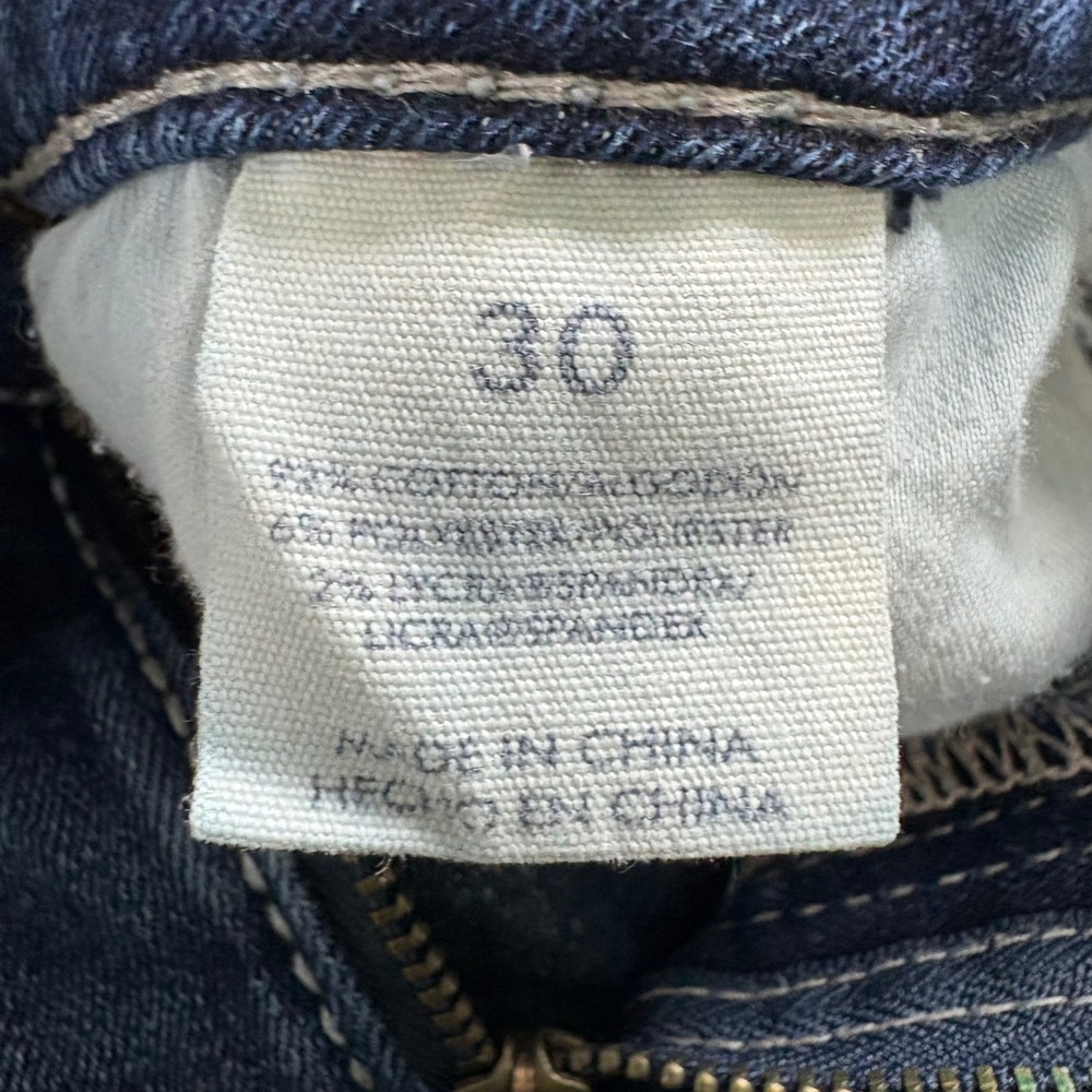 BKE Stella Ankle Skinny Jeans Womens 30 Dark Wash Low Rise Distressed ABK1541A - Picture 4 of 12